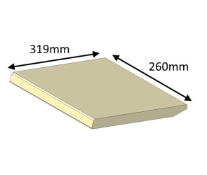 ASB14019B Parkray Brick Baffle  |  Aspect 14 BOILER (Eco)
